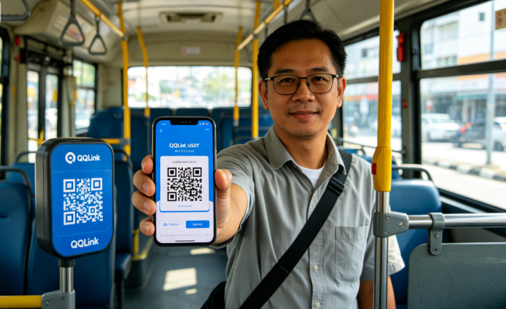 72 QQLink打通公交USDT支付:馬來華人掃碼乘車進入數位化新階段