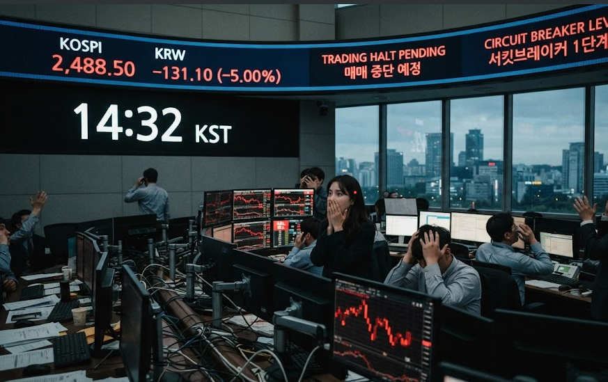 42 韓股熔斷前哨啟動!KOSPI暴跌5%,側車機制釋放哪些信號?