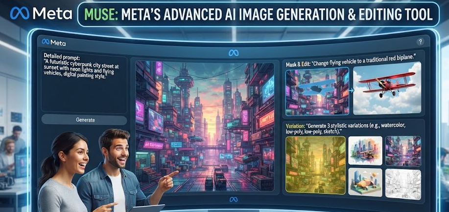 111 Meta Muse AI圖像生成器上線,社交巨頭押注生成式AI新入口