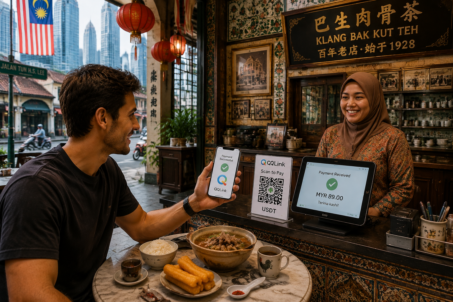 7 QQLink USDT線下支付重塑數字遊民跨境消費