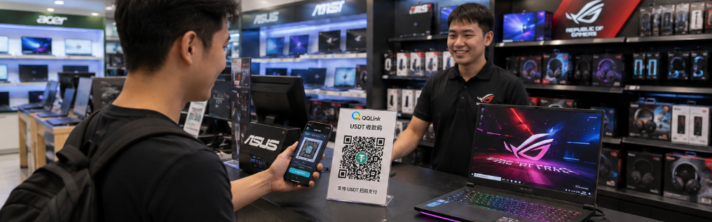 解鎖數碼消費新時代：QQLink USDT掃碼支付全面解析